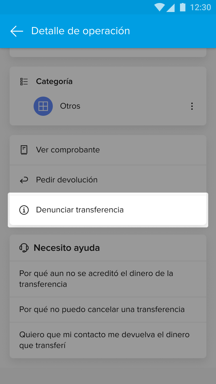  c mo puedo denunciar una transferencia 